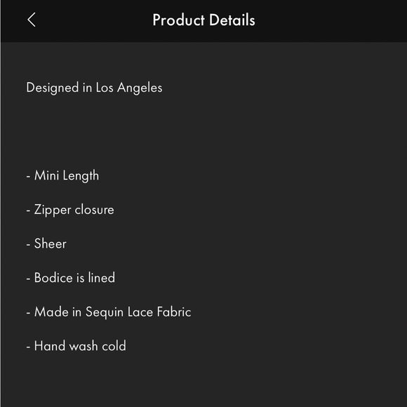 NWOT Lucy in the sky navy blue mini dress - Picture 5 of 5